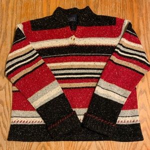 Striped sweater by Liz Claiborne the Crazy Horse line.